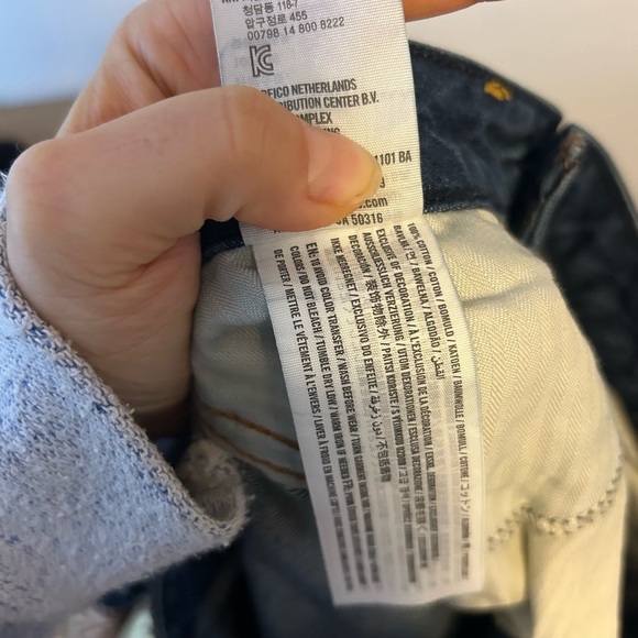 Abercrombie & Fitch Floral Embroidered Y2K Denim Skirt - Picture 4 of 4